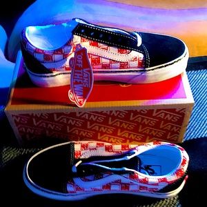 Old skool red and black